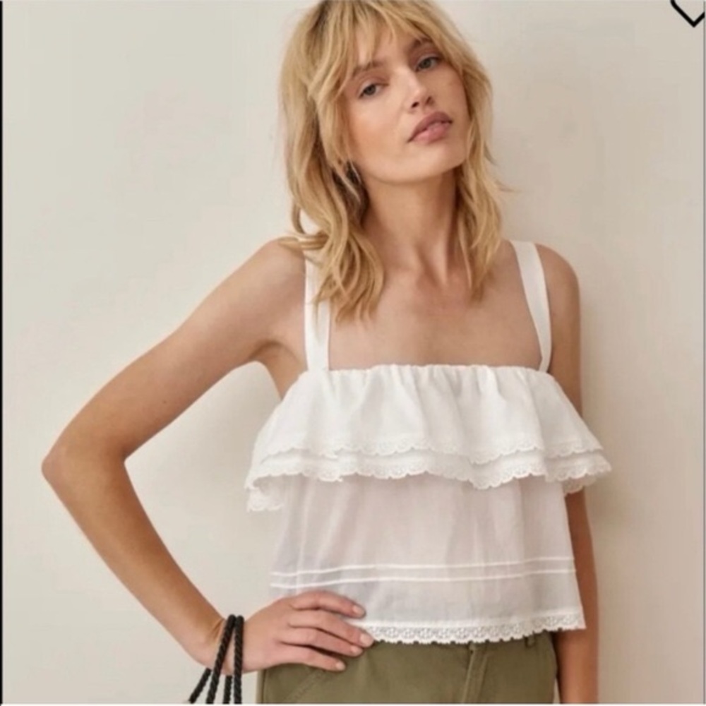 Reformation Tarragon Organic Cotton Tank